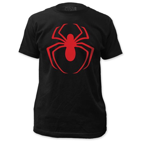 The Amazing Spider-Man Red Arachnid Logo Black T-Shirt